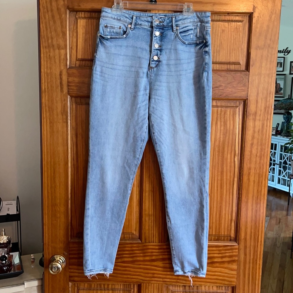 Loft high waist skinny jeans size 31 or 12